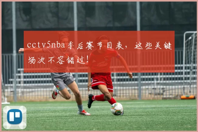 cctv5nba季后赛节目表，这些关键场次不容错过！