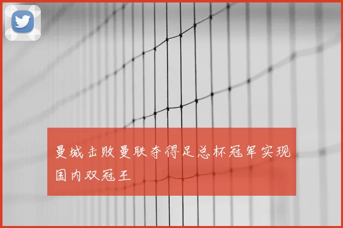 曼城击败曼联夺得足总杯冠军实现国内双冠王