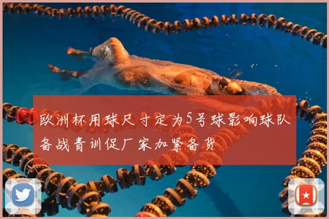 欧洲杯用球尺寸定为5号球影响球队备战青训促厂家加紧备货