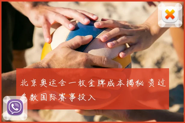 北京奥运会一枚金牌成本揭秘 贵过多数国际赛事投入